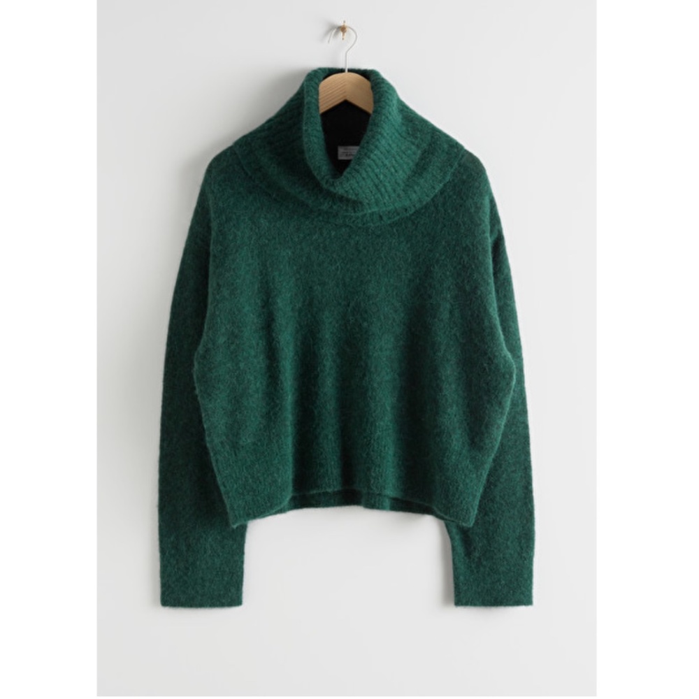 & Other Stories Wool Blend Turtleneck Sweater